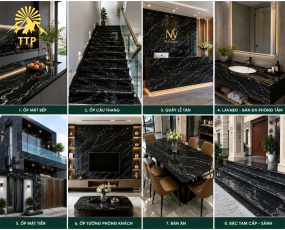 Đá Granite Đen Nhiệt Đới (Black Makino)