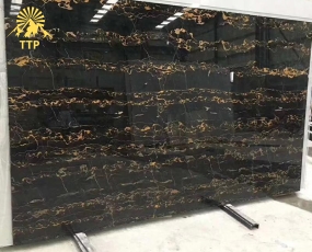 Đá Marble Portoro Black