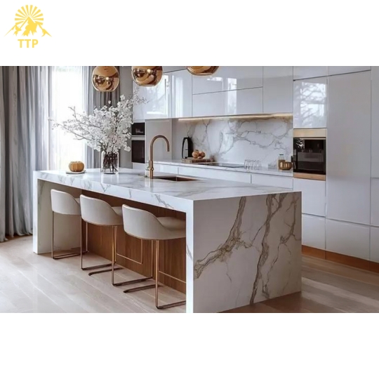 Đá Nung Kết Calacatta Gold Lamar