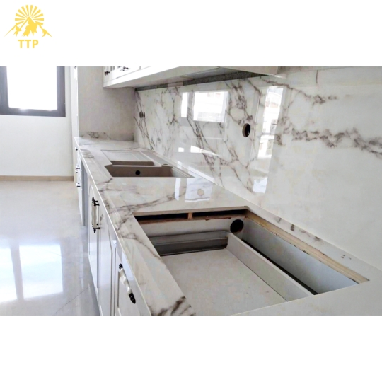 Đá CARRARA ULTIMO  (Trắng vân mây)