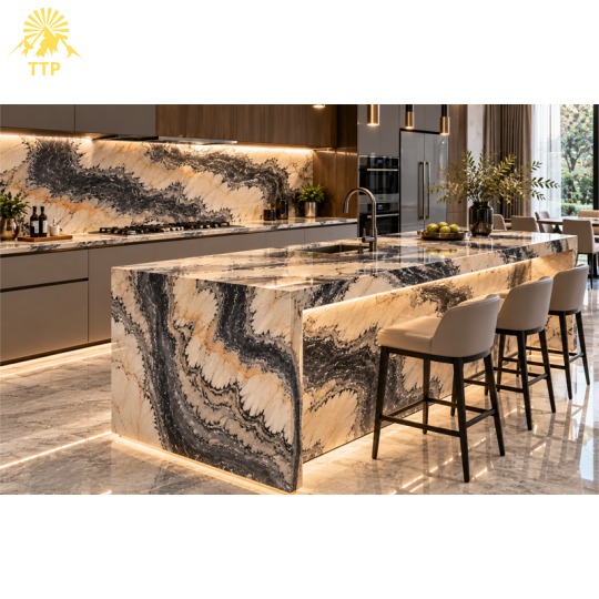 Đá Cipollino Greywave Marble