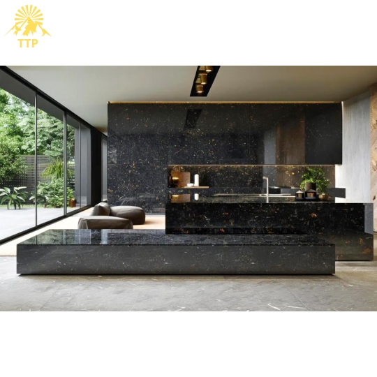 Đá Granite Đen Absolute Ấn Độ (Absolute Black Granite)