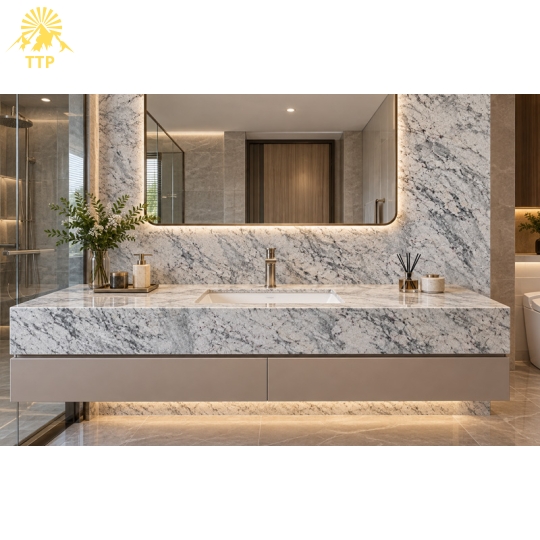 Đá Granite Aspen White