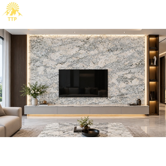 Đá Granite Aspen White