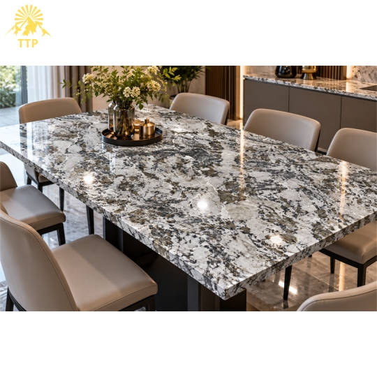 Đá Granite Azul White