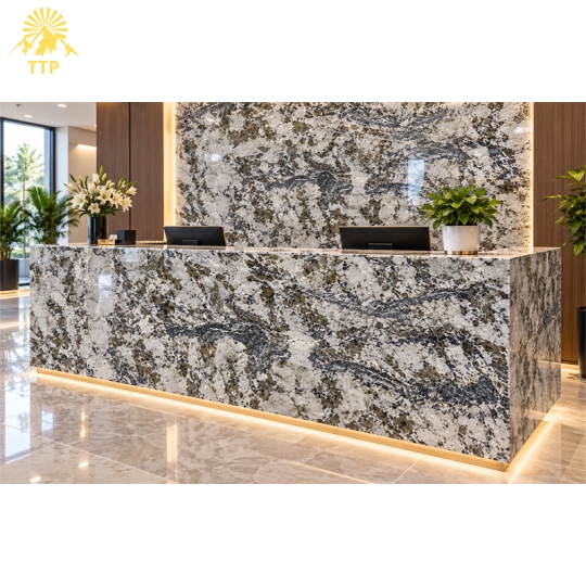 Đá Granite Azul White