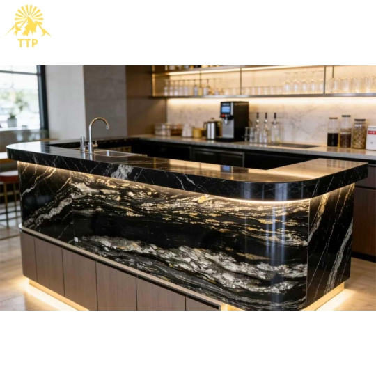 Đá Granite Cosmic Black