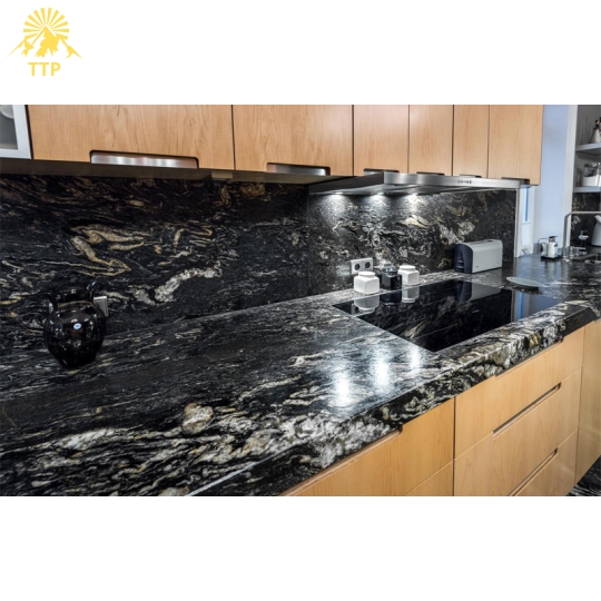 Đá Granite Cosmic Black