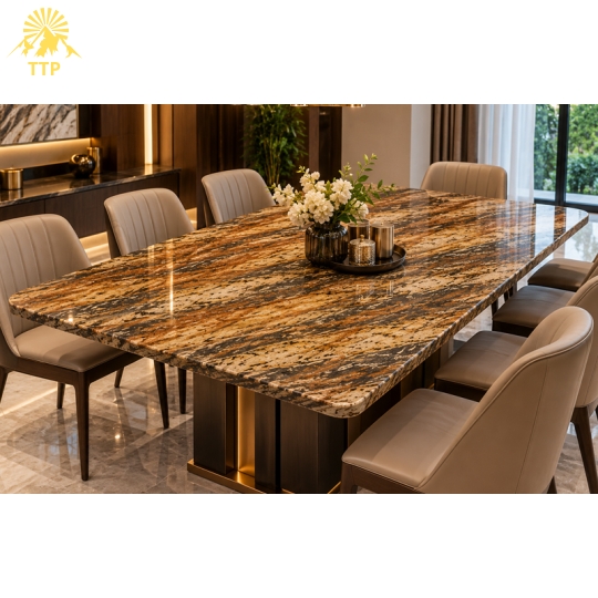 Đá Granite Hurricane Gold 