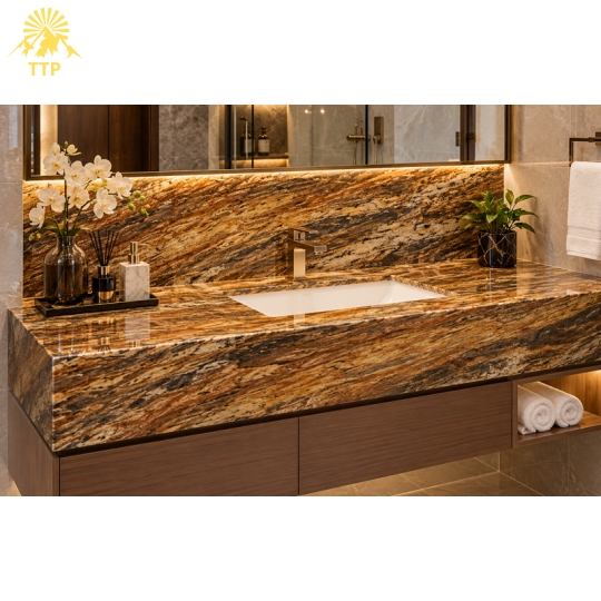 Đá Granite Hurricane Gold 