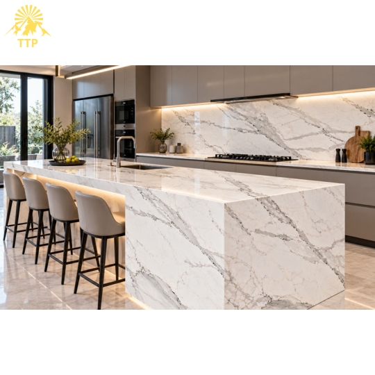 Đá Marble Calacatta Borghini Soft Vein