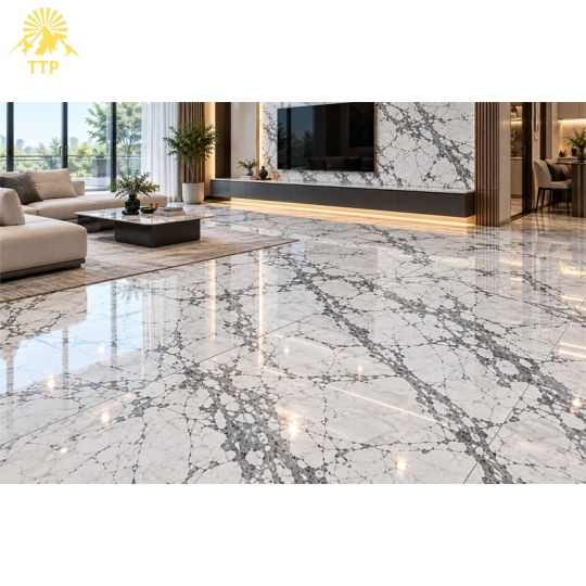 Đá Marble Invisible White