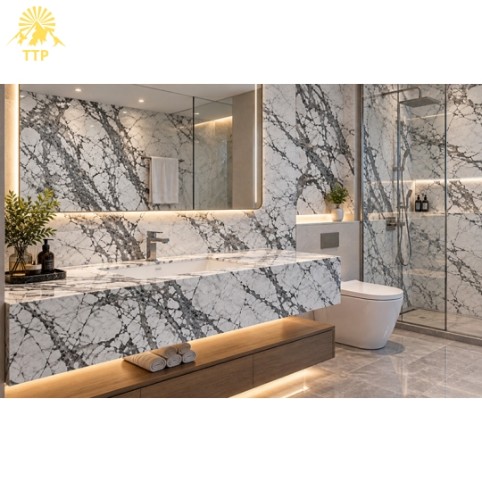 Đá Marble Invisible White