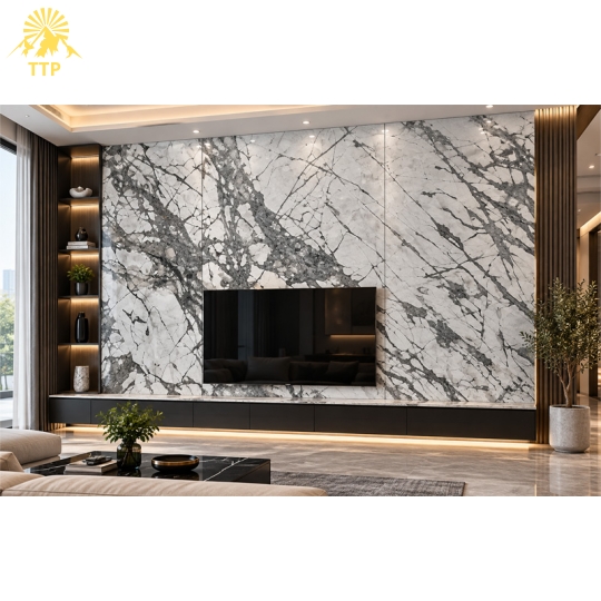 Đá Marble Invisible White