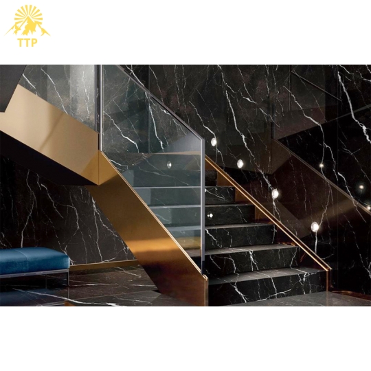 Đá Marble Nero Marquina