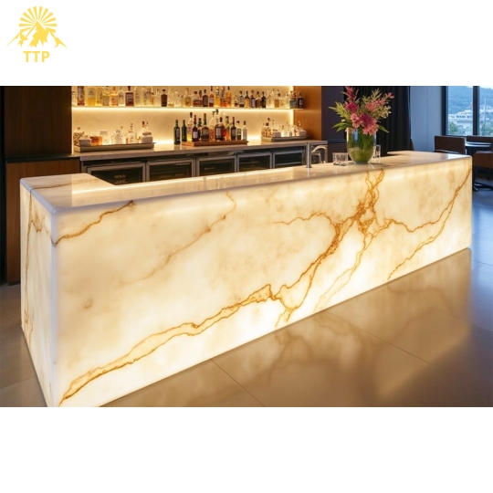 Đá Xuyên Sáng Onyx White