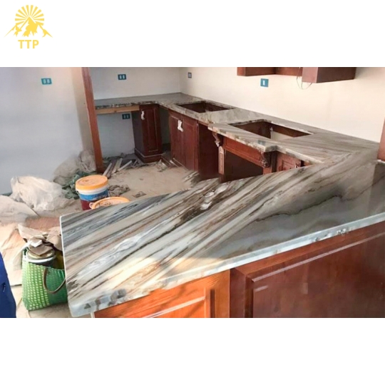Đá Trắng Vân Gỗ Thủy 