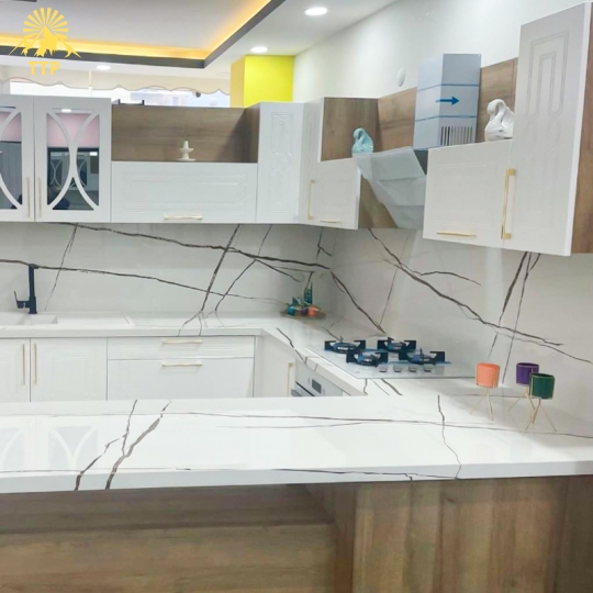 Đá nung kết WHITE LAURENT (Lamar)