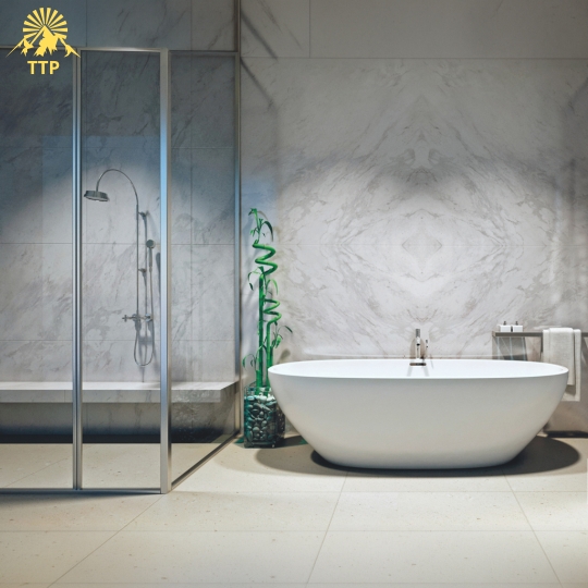🏛️ Đá Marble Volakas Hy Lạp – Vẻ Đẹp Tinh Tế Từ Đá Cẩm Thạch Tự Nhiên