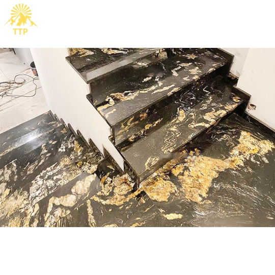 Đá Đen Titanium Gold