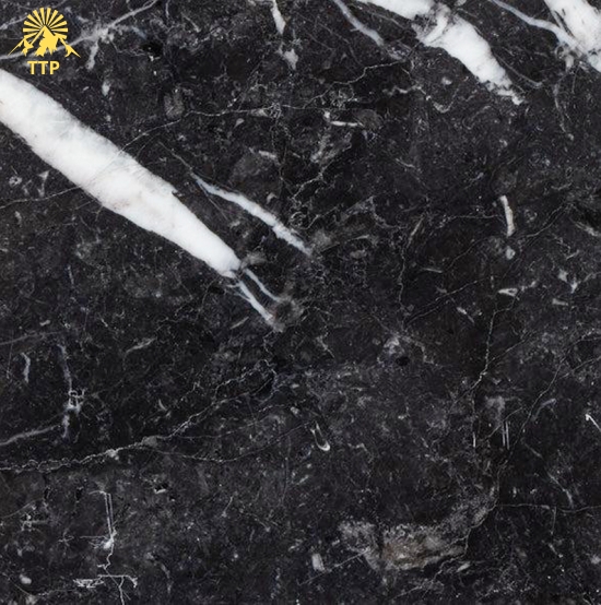 Đá Marble Nero Marquina