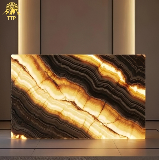 Đá xuyên sáng Mexican Onyx