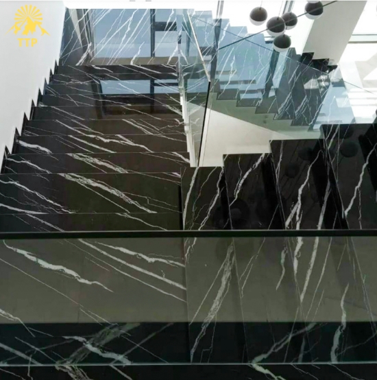 Đá Marquina Veneto Lamar (đen tia chớp Lamar)