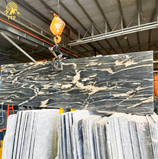 Đá Đen Titanium Gold